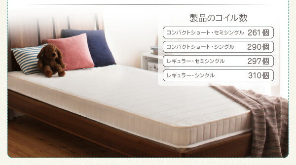 子供の睡眠環境を考えた 安眠マットレス抗菌・薄型・高通気 ボンネルコイル EVA エヴァ