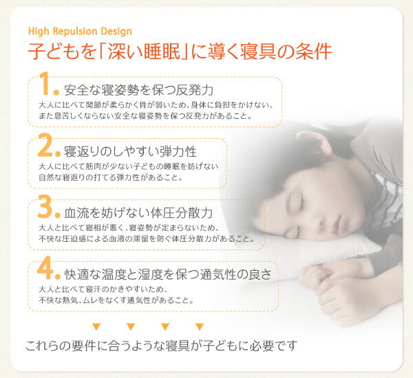 子供の睡眠環境を考えた安眠マットレス