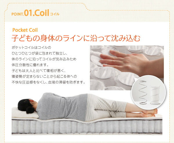 子供の睡眠環境を考えた安眠マットレス