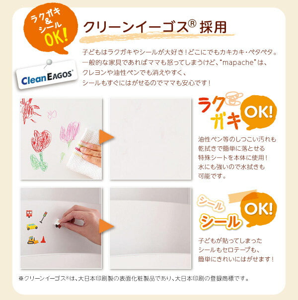 小さいうちからお片づけの習慣が身に着く知育チェストmapache マパーチェ