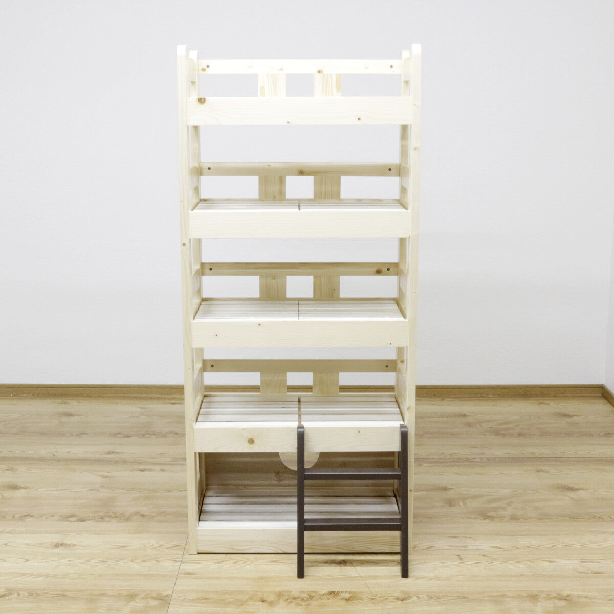 ペットベッド キャットタワー ペット小屋 5段ベッド はしご パイン材 【ペット家具】