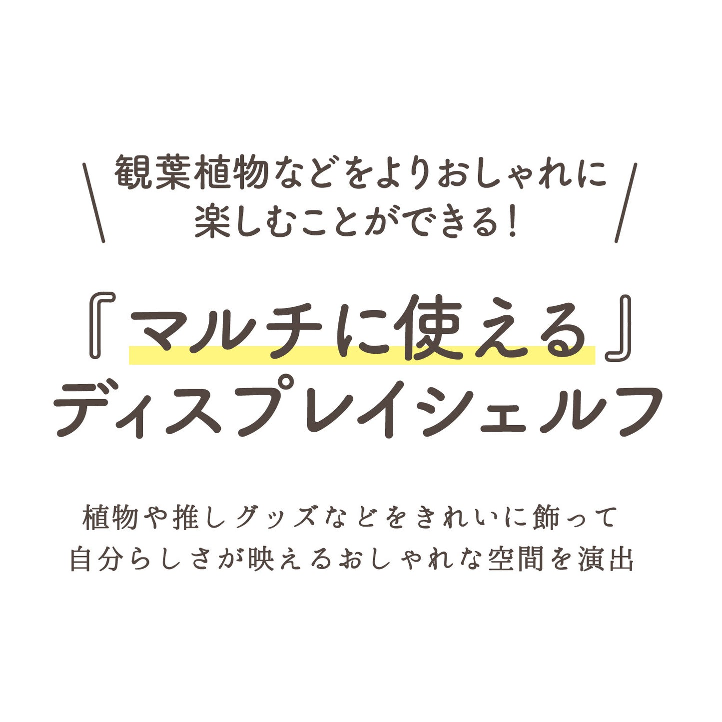 ディスプレイシェルフ BK