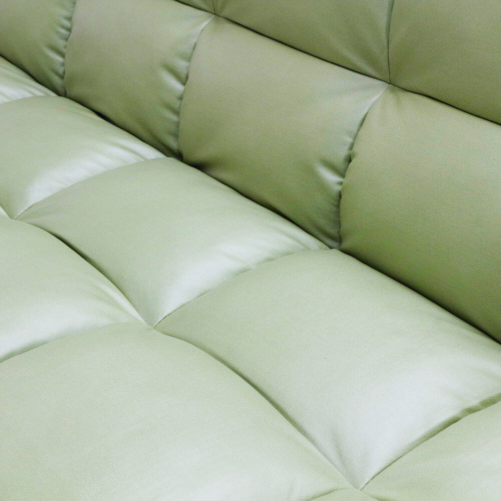 ソファベッド 3WAY ファブリックレザー クッション付き シンプル お掃除ロボット対応可