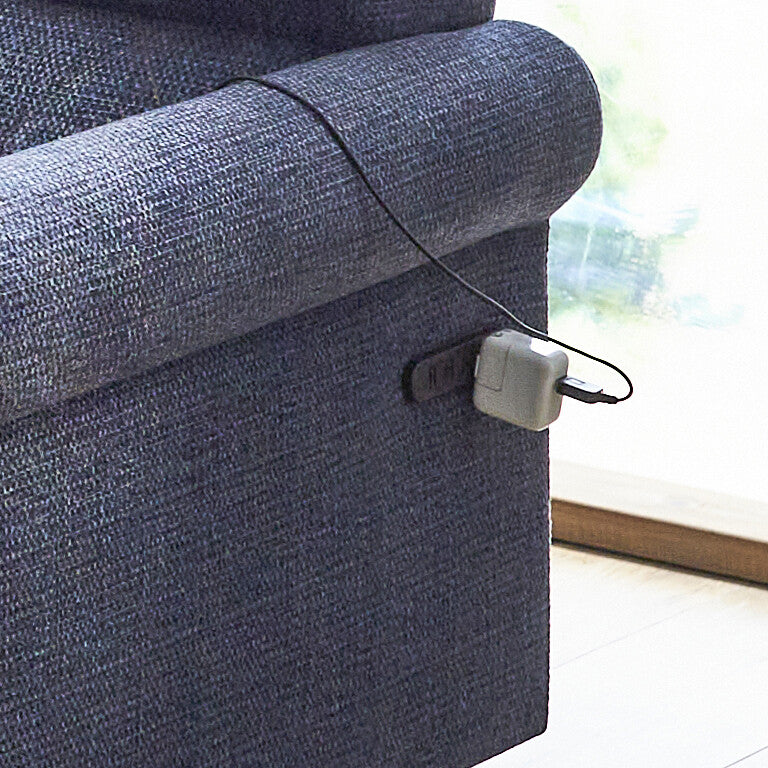 カウチソファー ソファ コンパクト オットマン コンセント スツール 収納庫付き 2人掛け