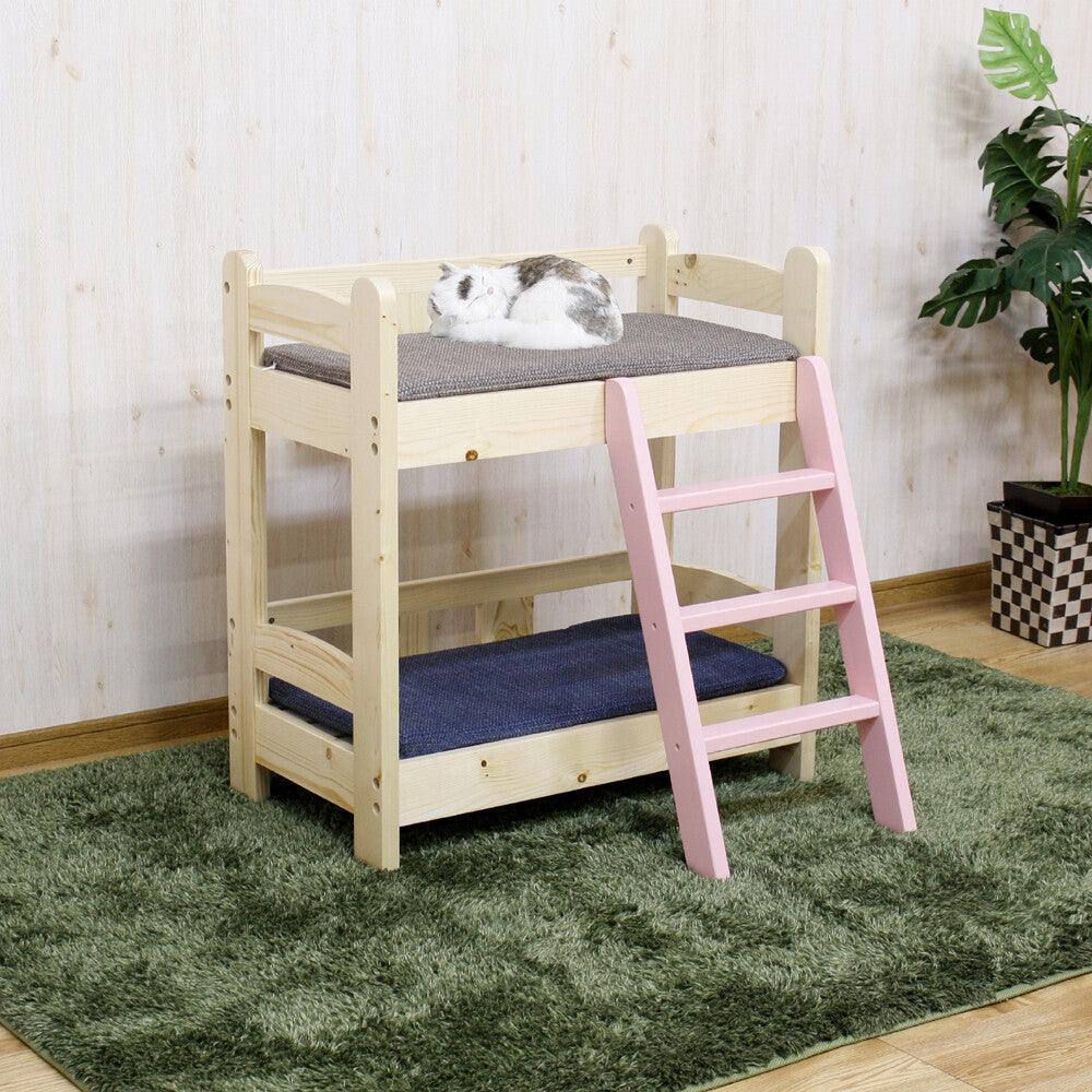ペットベッド 北欧 パイン材 ベッド ペット家具 ペット用品 2段