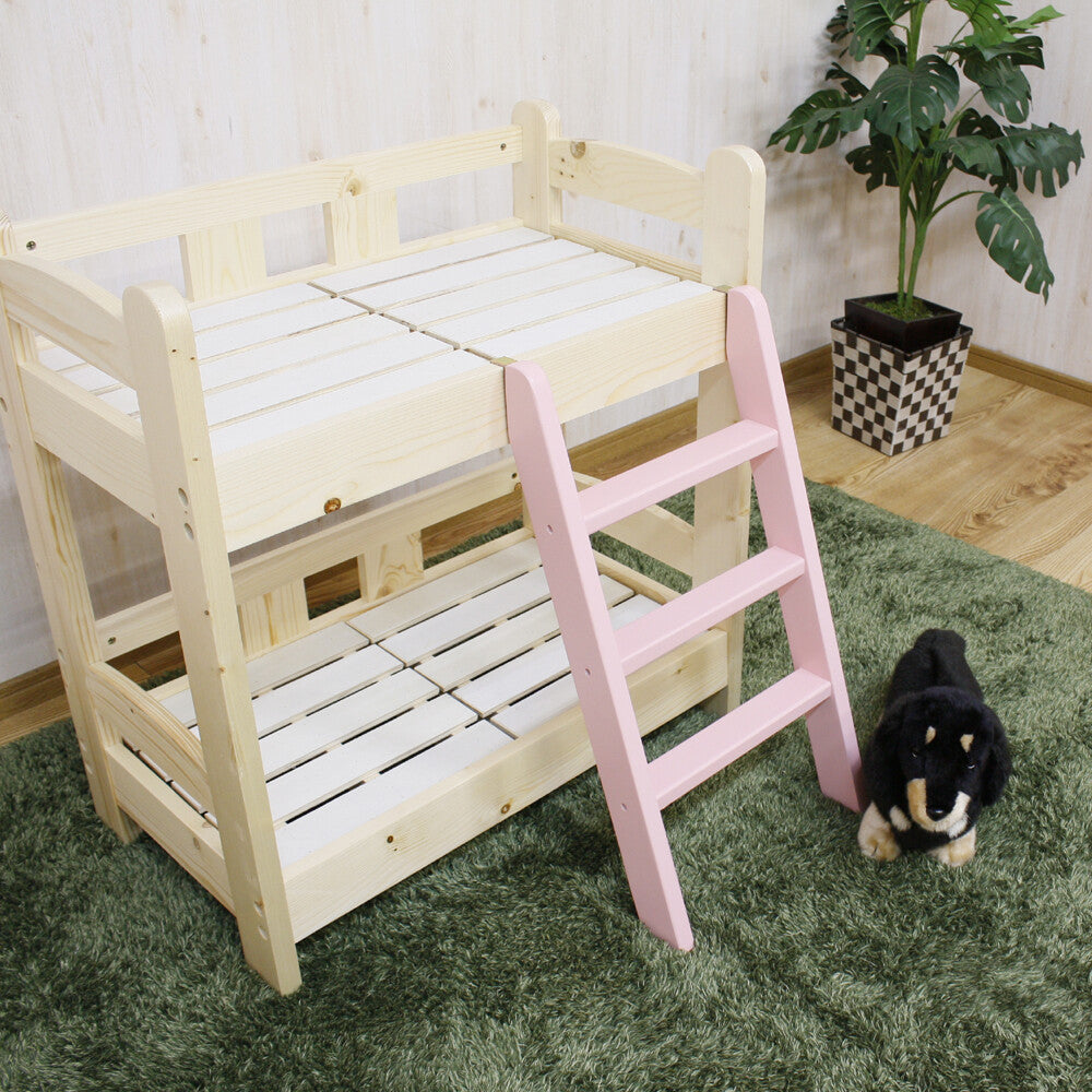 ペットベッド 北欧 パイン材 ベッド ペット家具 ペット用品 2段