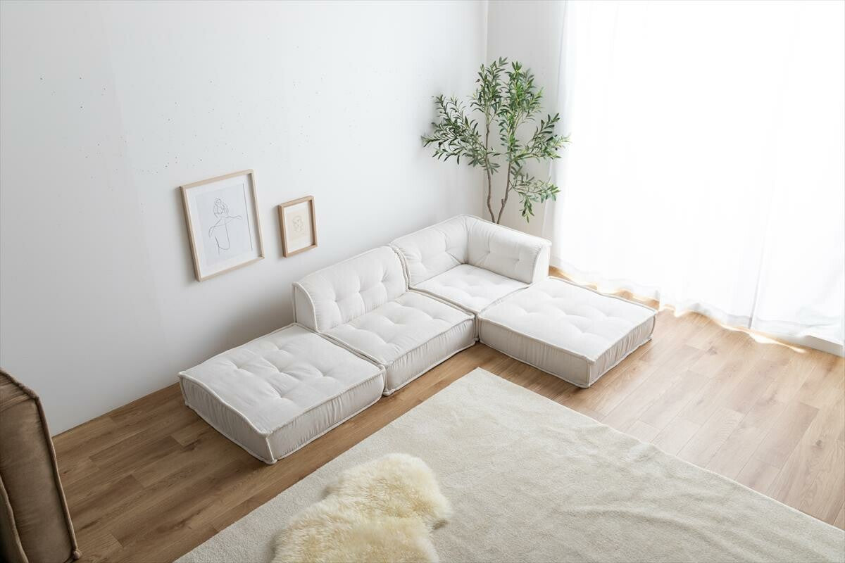 【単品】Chouchou 1人掛けフロアソファ❻-❺
