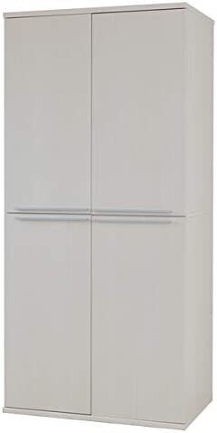 【日本製】 ワードローブ 幅89cm クローゼット ハンガー 壁面収納 組立 NC1990LBT