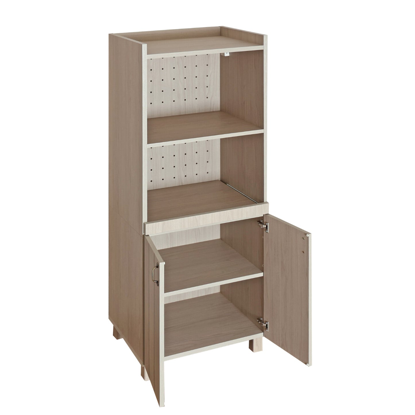 【日本製】 レンジ台 幅60cm キッチンラック キャビネット 組立 CN-1660SR