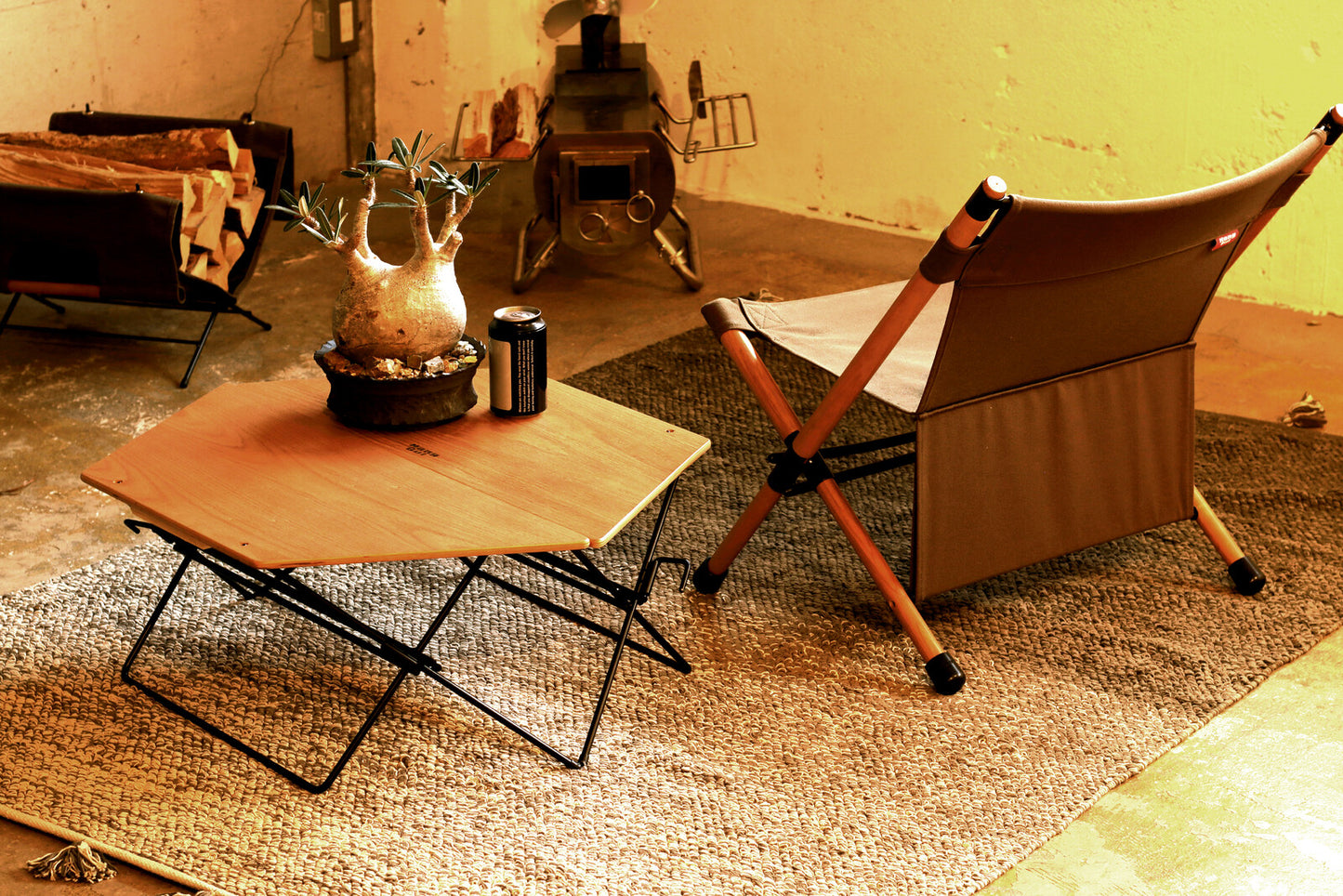 FRT Arch Table アーチテーブル ステンレス・ウッド FRT7030 3個で1セット