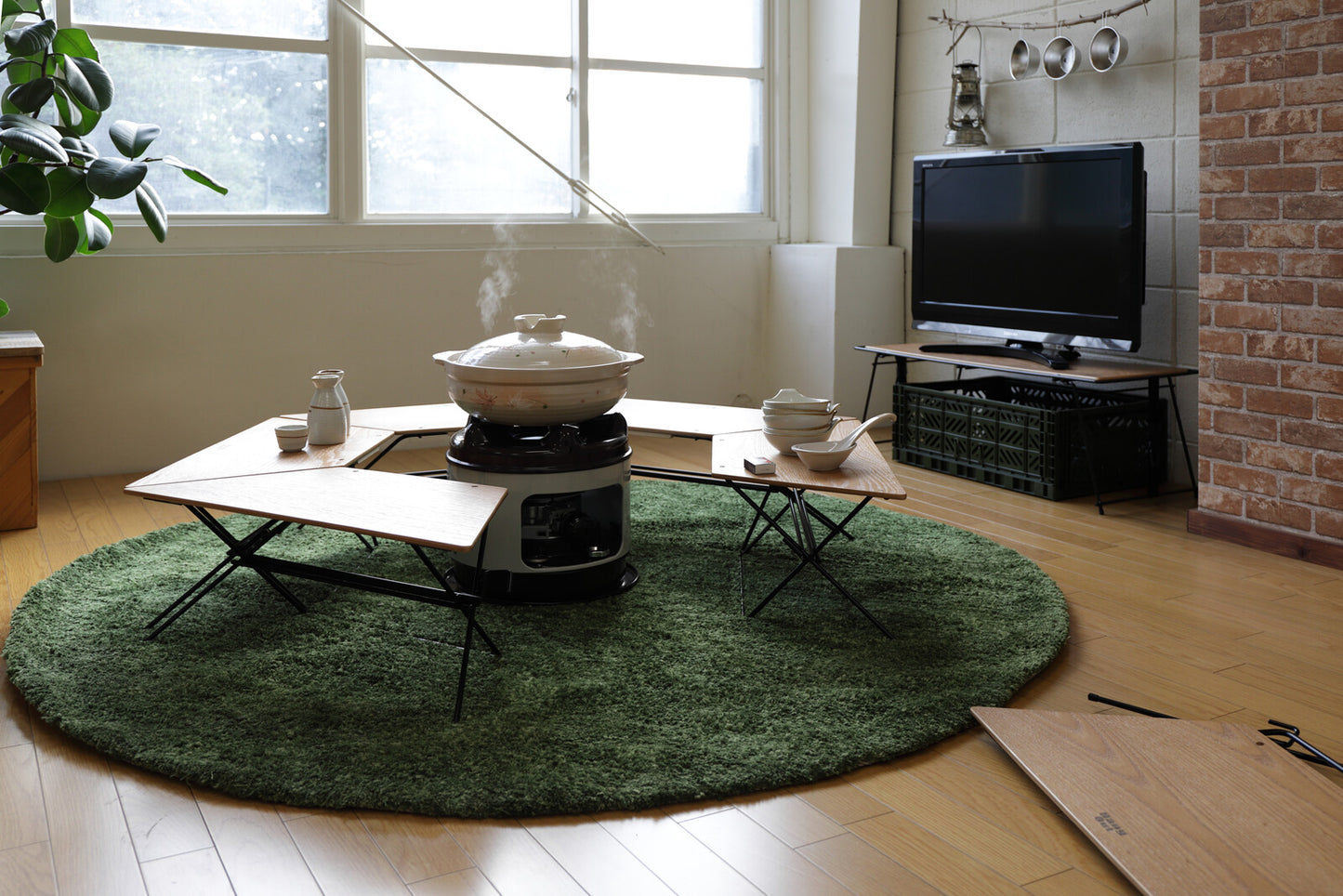 FRT Arch Table アーチテーブル ステンレス・ウッド FRT7030 3個で1セット