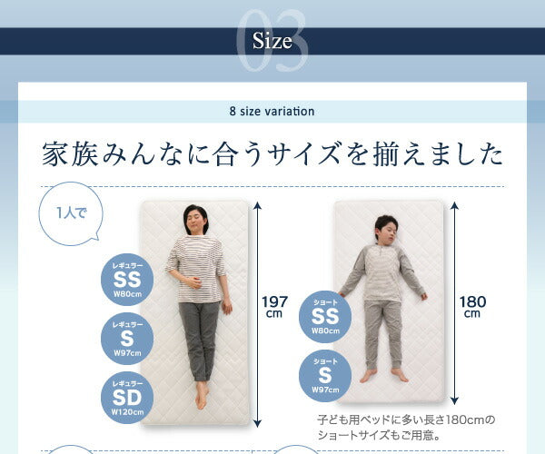 折りたたんで収納できるポケットコイル入 快眠敷布団マットレス EVA Air エヴァエア