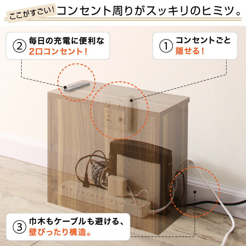 ケーブル・コンセントタップ・ルーター収納_PLUGGタイプ