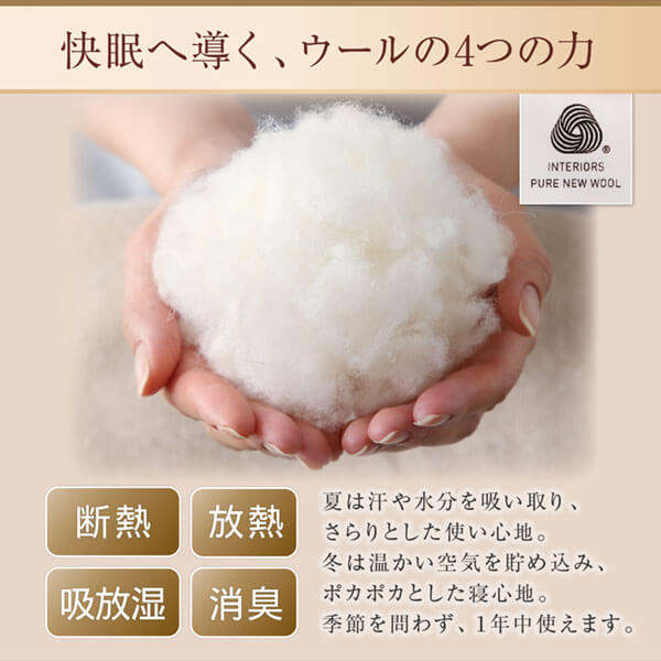 洗える・100%の日本製ベッドパッド