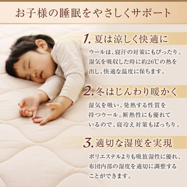 洗える・100%の日本製ベッドパッド