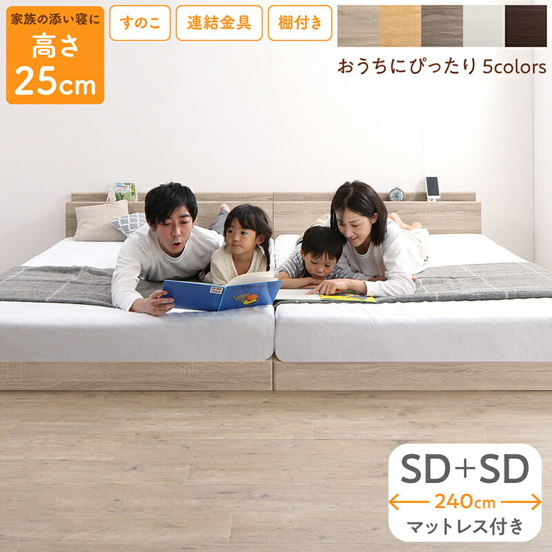 ③床 トコ ファミリーベッド ゾーンコイルマットレスタイプ