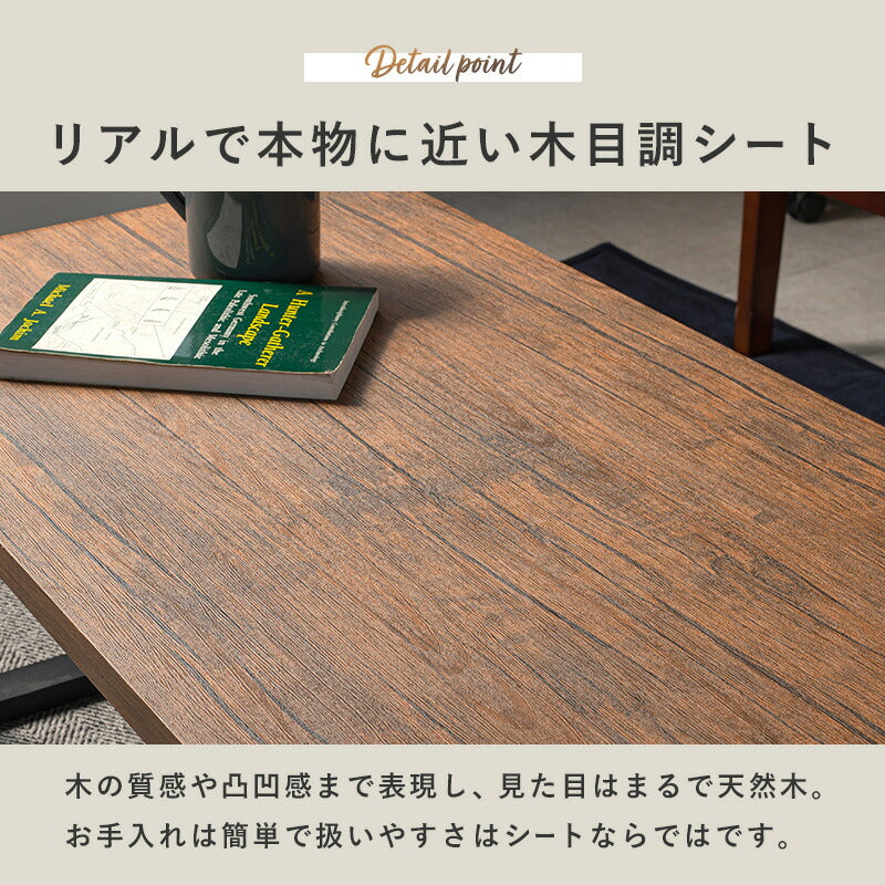 折れ脚テーブルーLT-棚付き