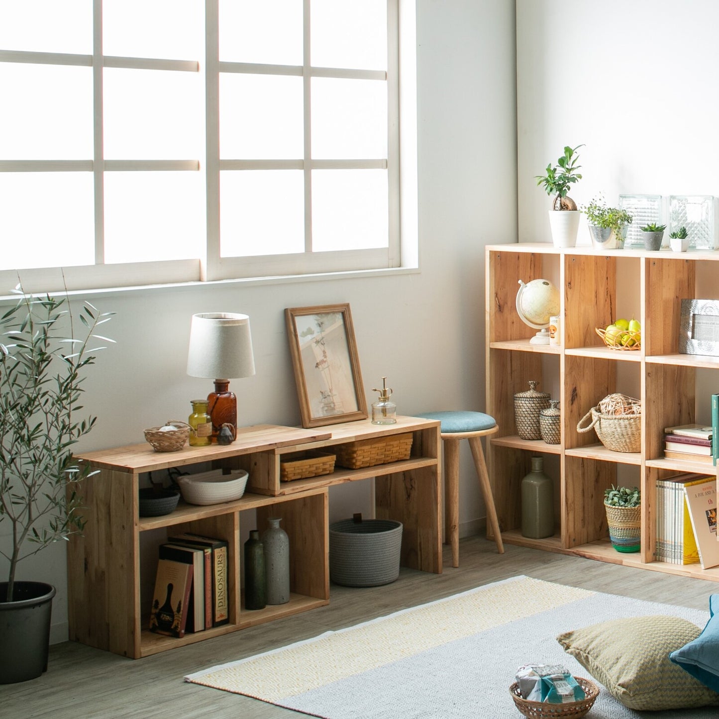 ☆☆天然木をふんだんに使ったナチュラルシリーズ <組立家具/NATURAL SIGNATURE 伸縮ボード>