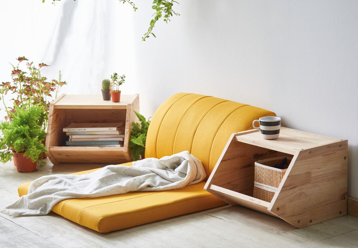 天然木をふんだんに使ったナチュラルシリーズ <組立家具/NATURAL SIGNATURE ストレージBOX>