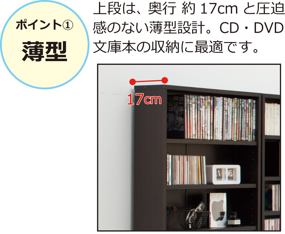 大容量ホームシェルフ W60、W75