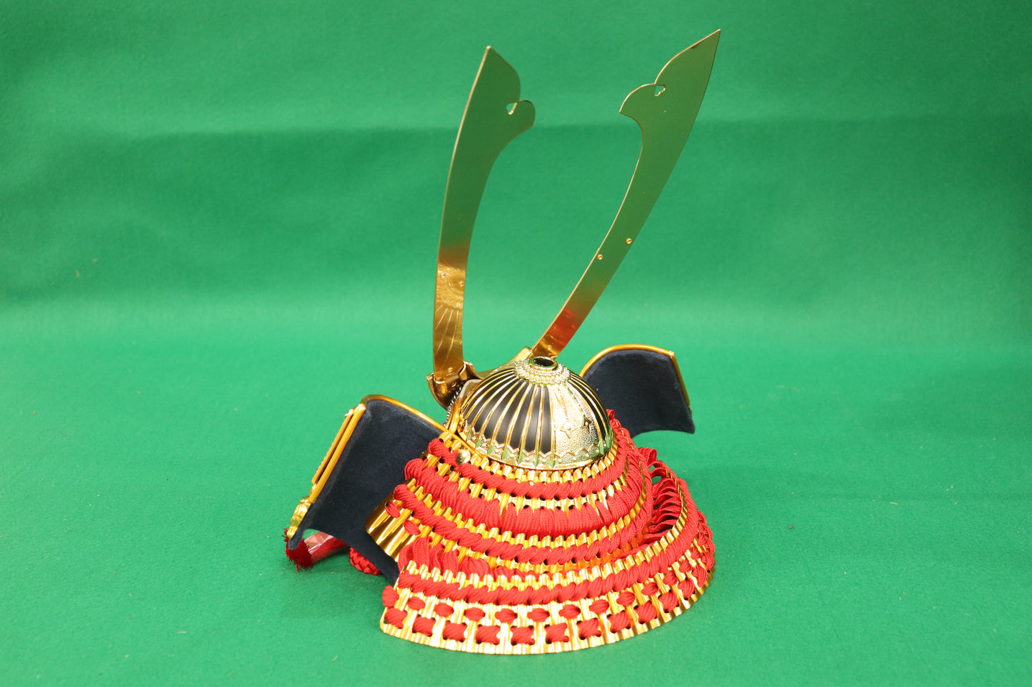 武光作 御兄 収納五月人形セット 50cm 陣羽織+名前入りオルゴール付き立札プレゼント