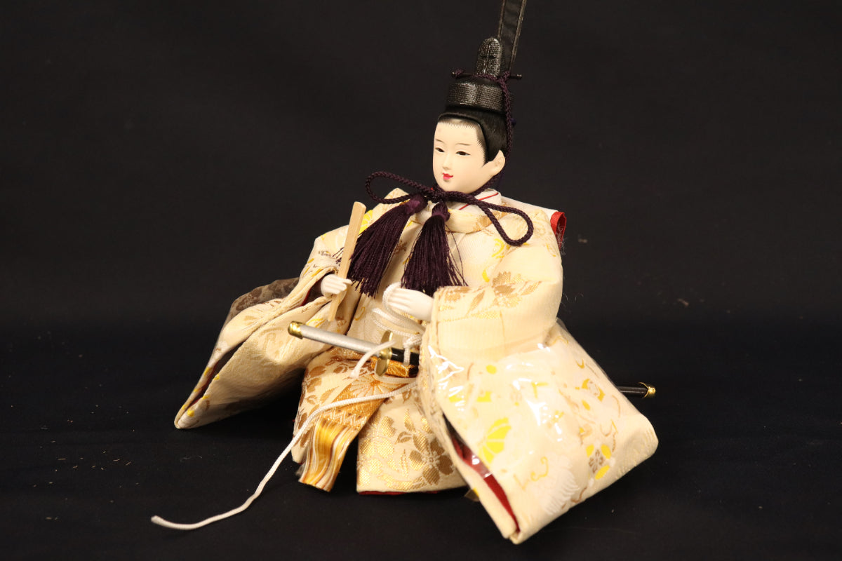 収納親王飾り雛人形セット(55cm×38cm×53cm)