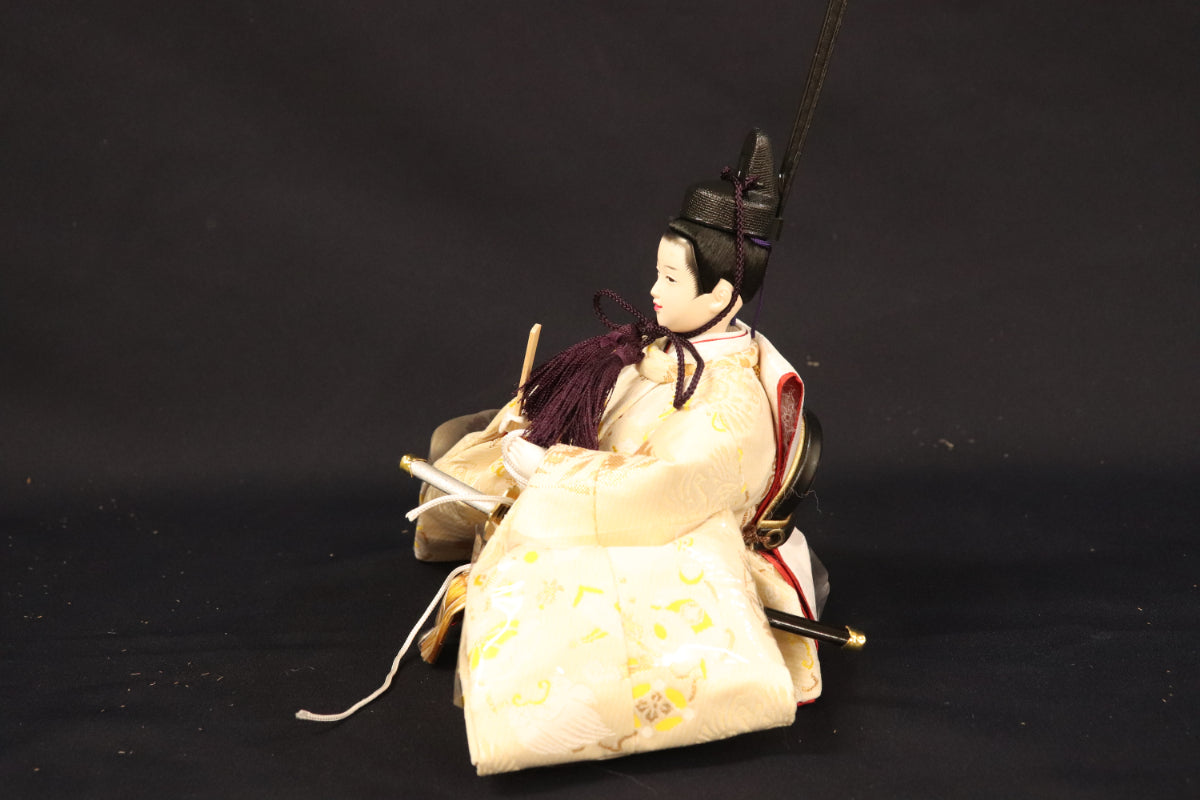収納親王飾り雛人形セット(55cm×38cm×53cm)