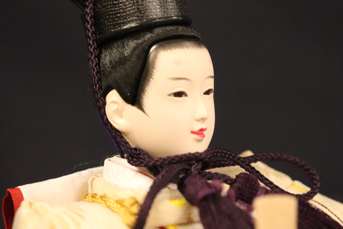 収納親王飾り雛人形セット(55cm×38cm×53cm)