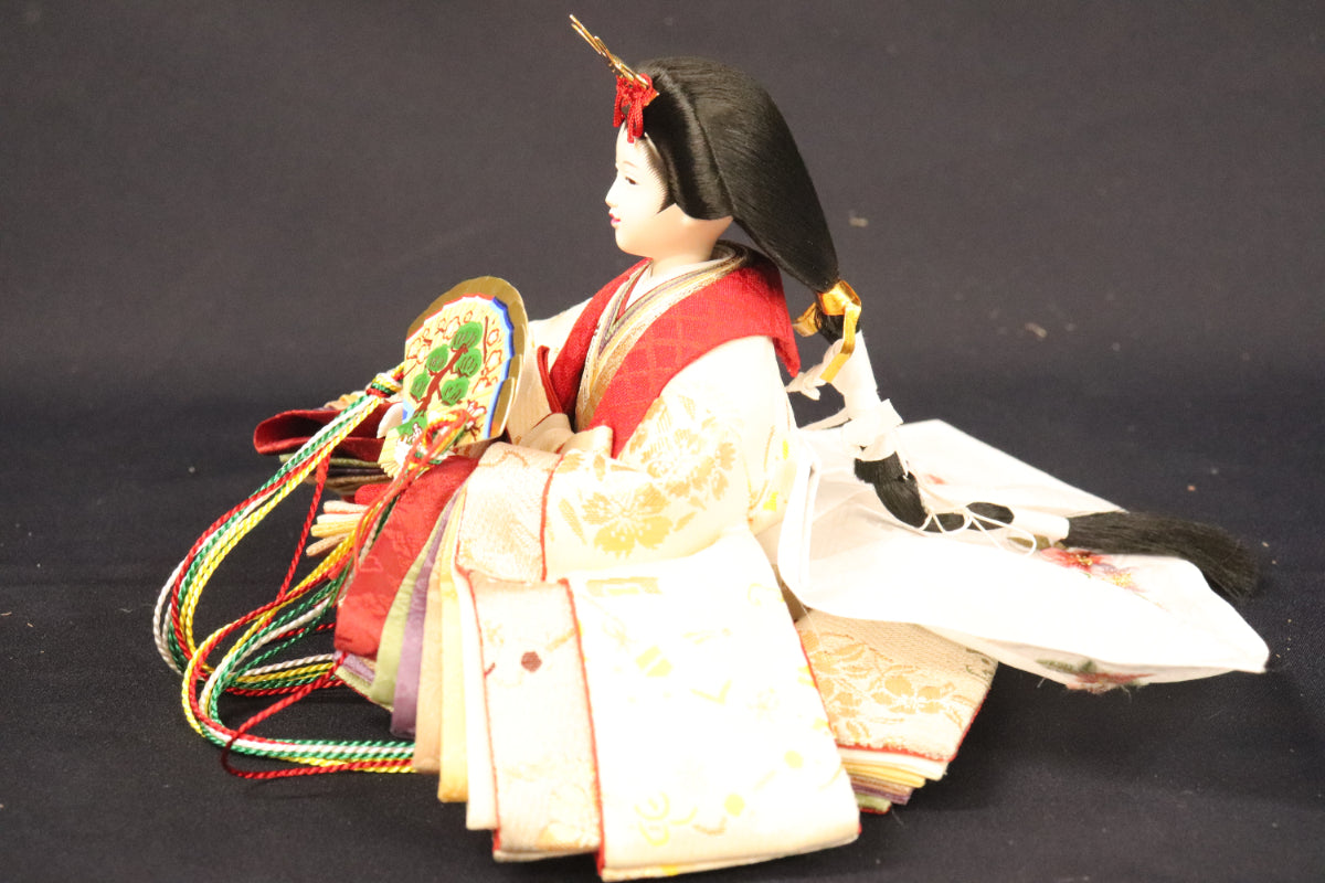 収納親王飾り雛人形セット(55cm×38cm×53cm)