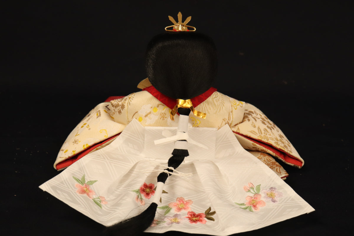 収納親王飾り雛人形セット(55cm×38cm×53cm)