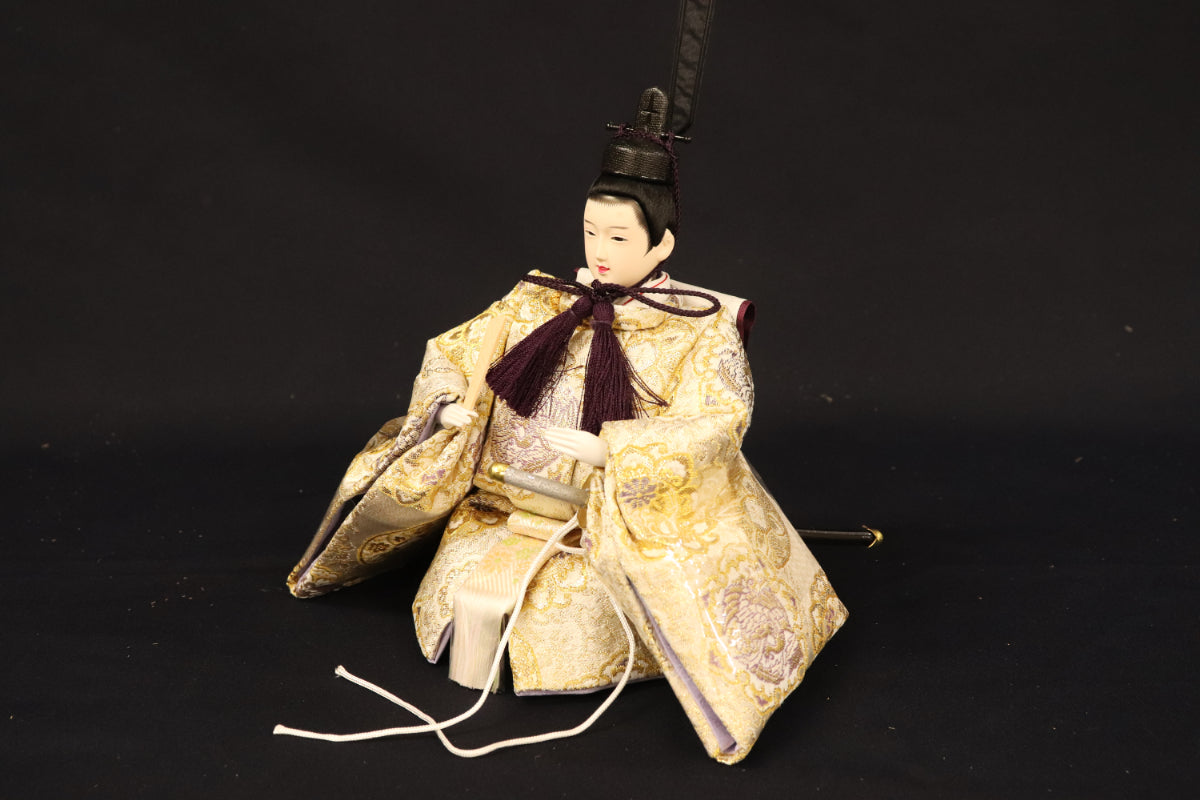 収納親王飾り雛人形セット(65cm×40cm×57cm)