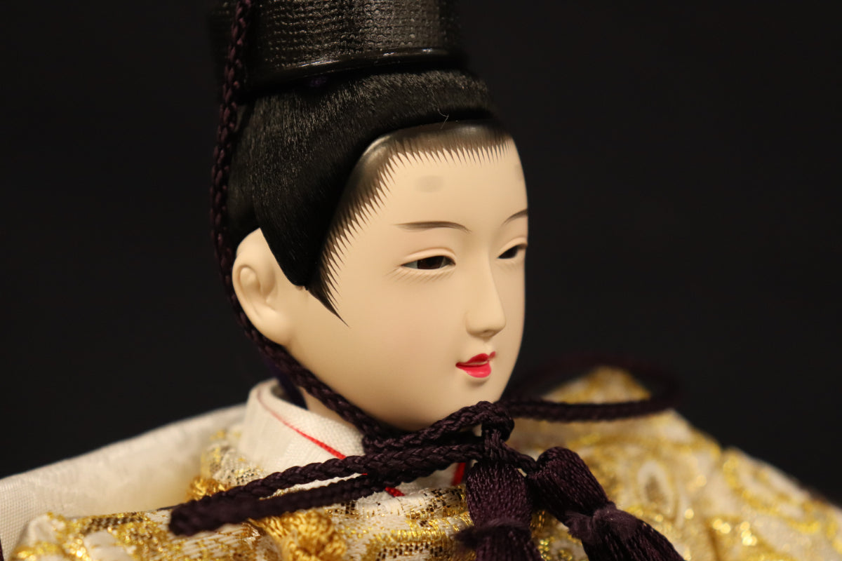 収納親王飾り雛人形セット(65cm×40cm×57cm)