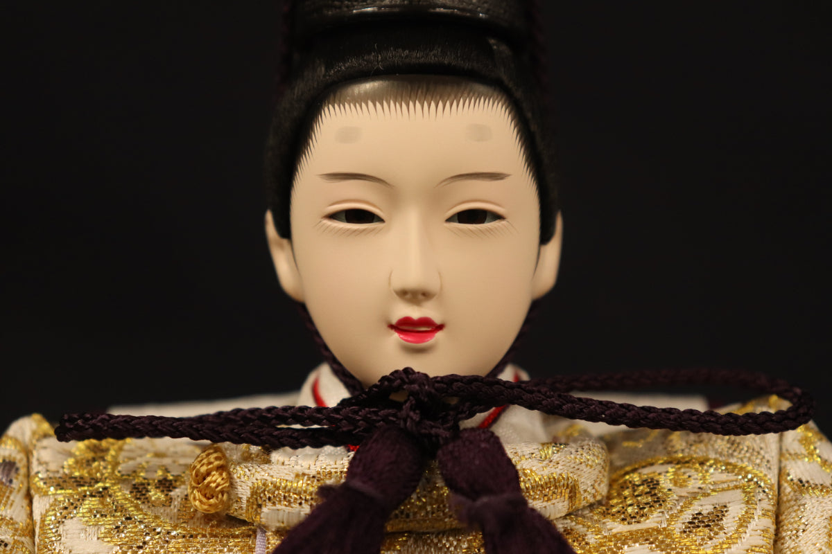 収納親王飾り雛人形セット(65cm×40cm×57cm)