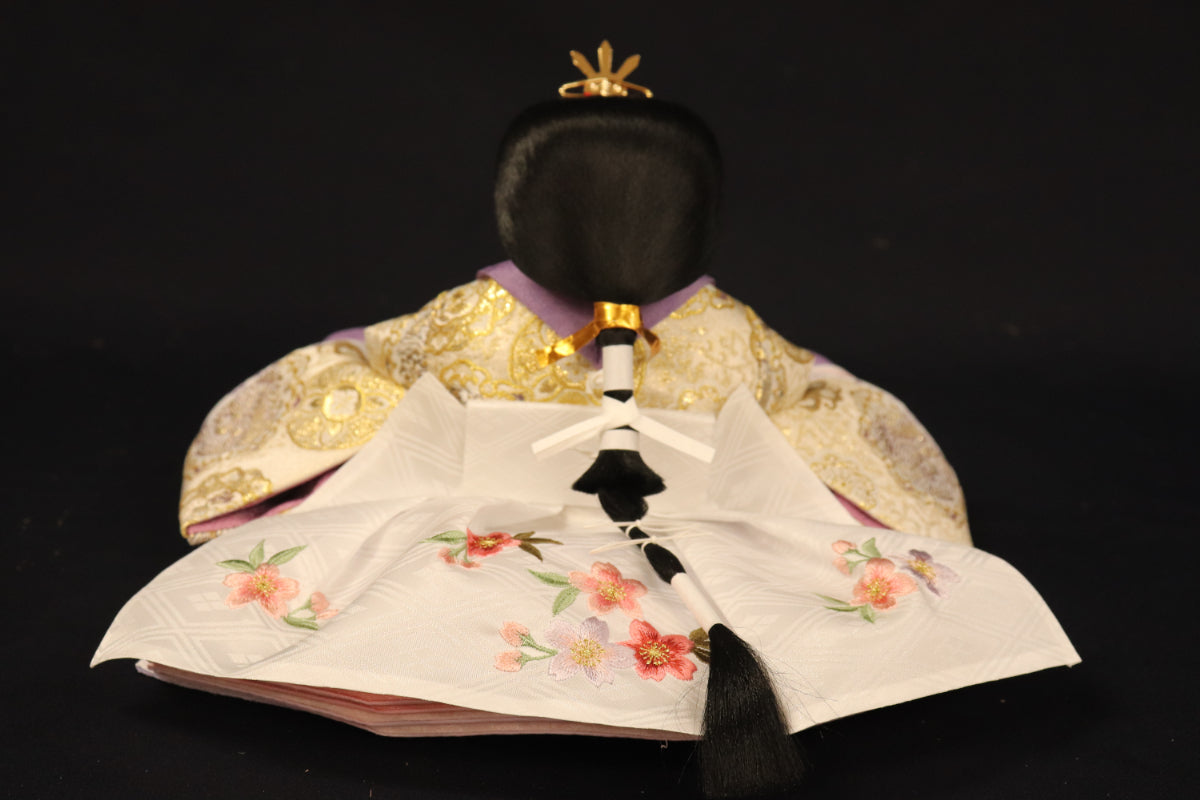 収納親王飾り雛人形セット(65cm×40cm×57cm)