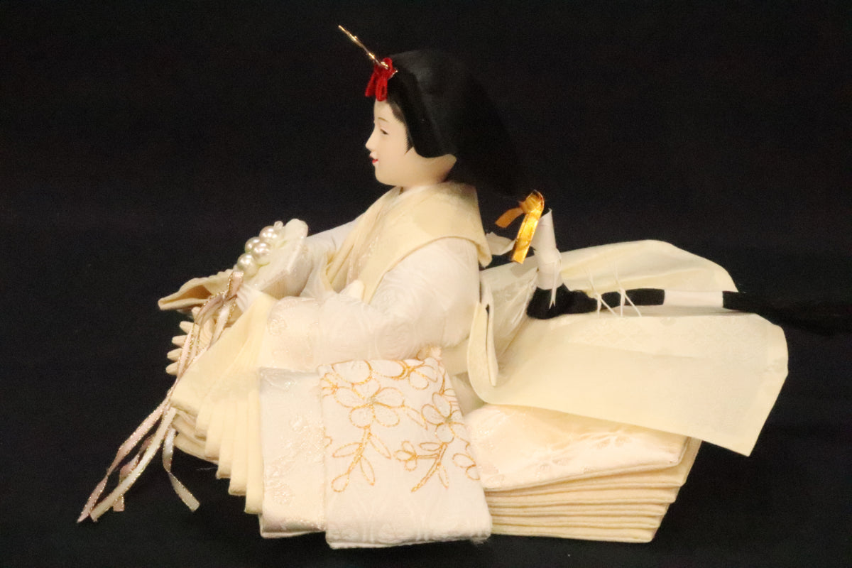 親王飾り雛人形セット(57cmx35cmx28cm)