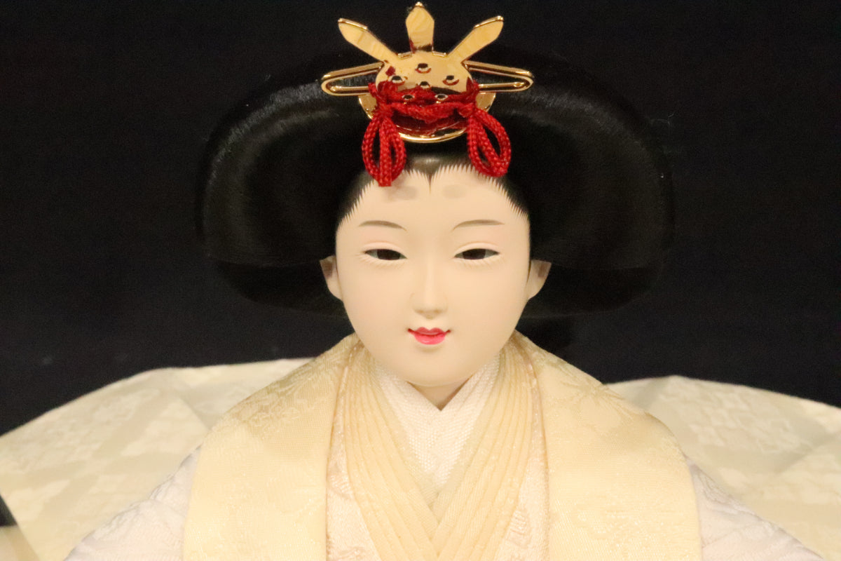 親王飾り雛人形セット(57cmx35cmx28cm)