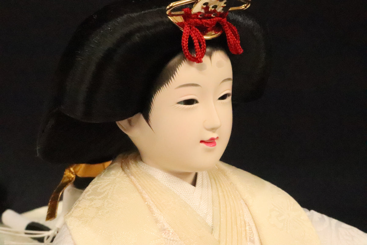 親王飾り雛人形セット(57cmx35cmx28cm)