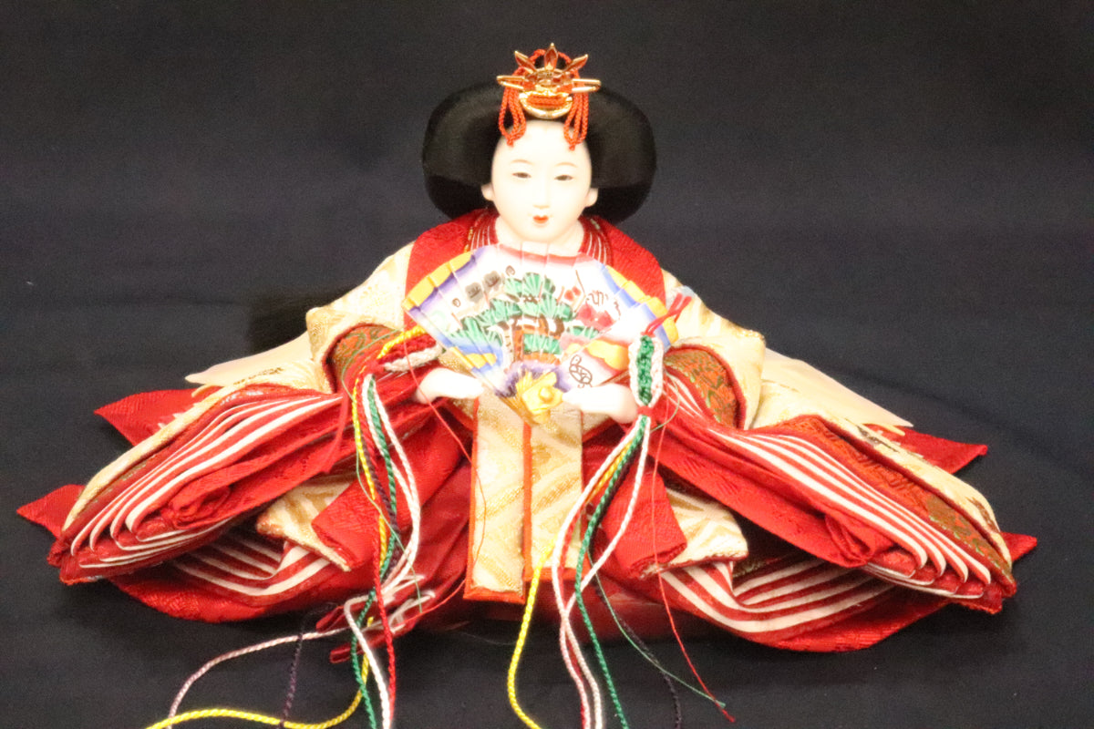 親王飾り雛人形セット (60cm×40cm×30cm) 花ごろも