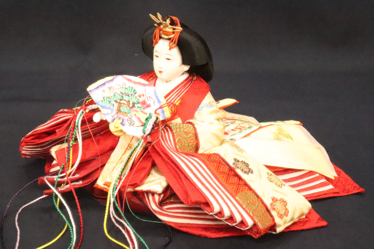 親王飾り雛人形セット (60cm×40cm×30cm) 花ごろも