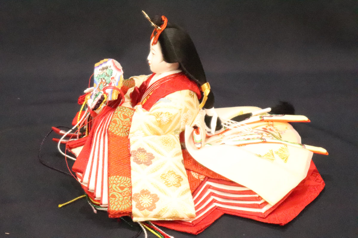 親王飾り雛人形セット (60cm×40cm×30cm) 花ごろも