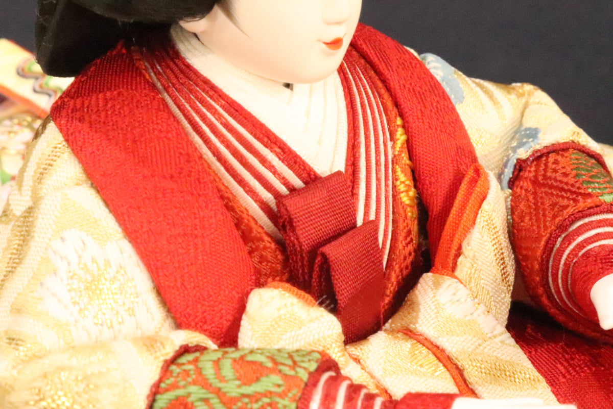 親王飾り雛人形セット (60cm×40cm×30cm) 花ごろも