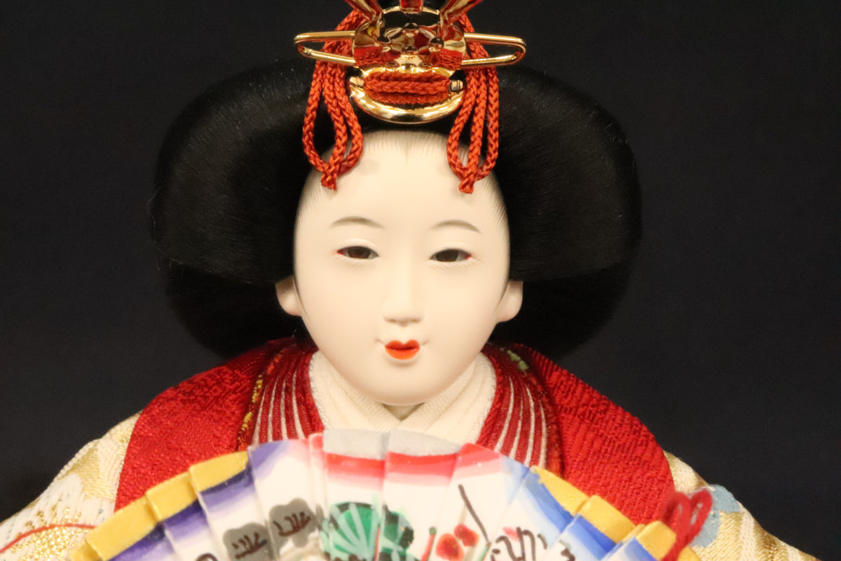親王飾り雛人形セット (60cm×40cm×30cm) 花ごろも