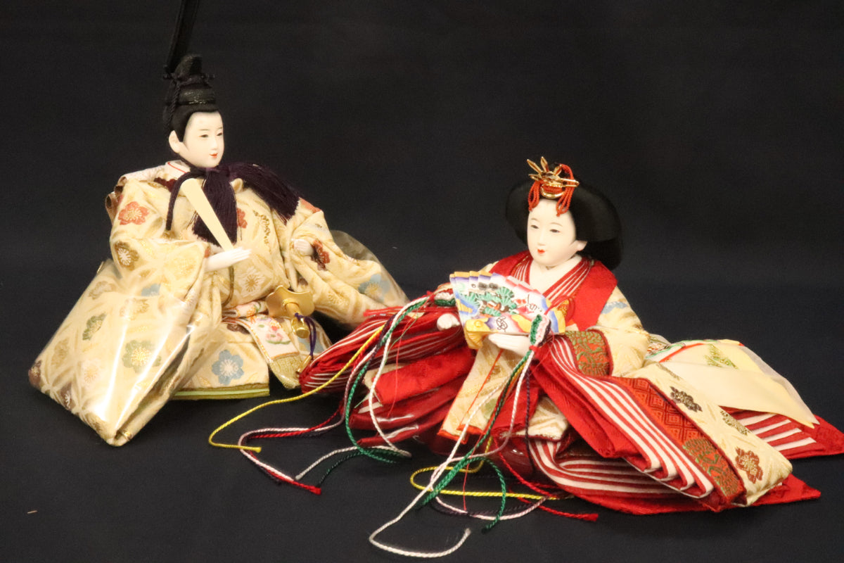 親王飾り雛人形セット (60cm×40cm×30cm) 花ごろも