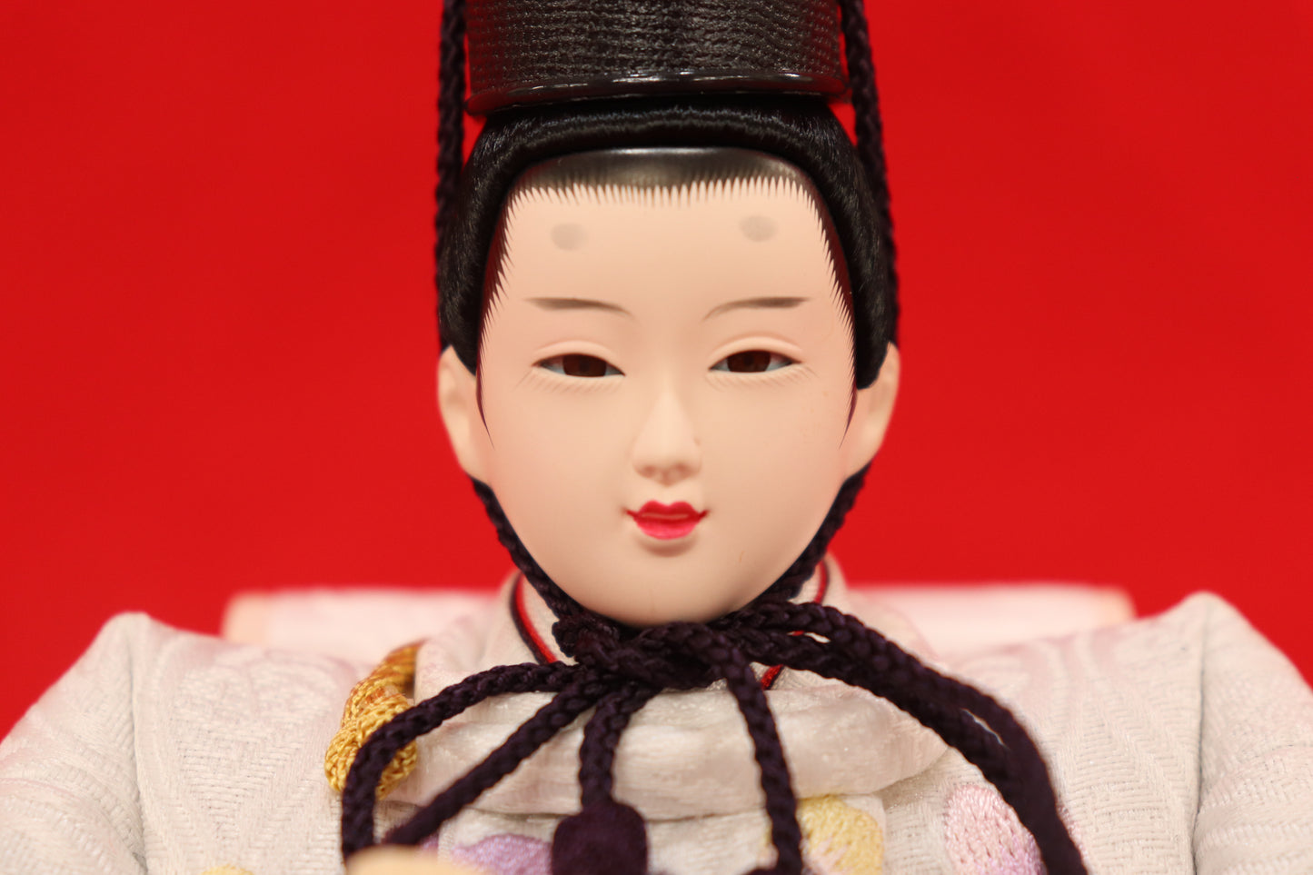 親王飾り雛人形(62cmx30cmx28cm)