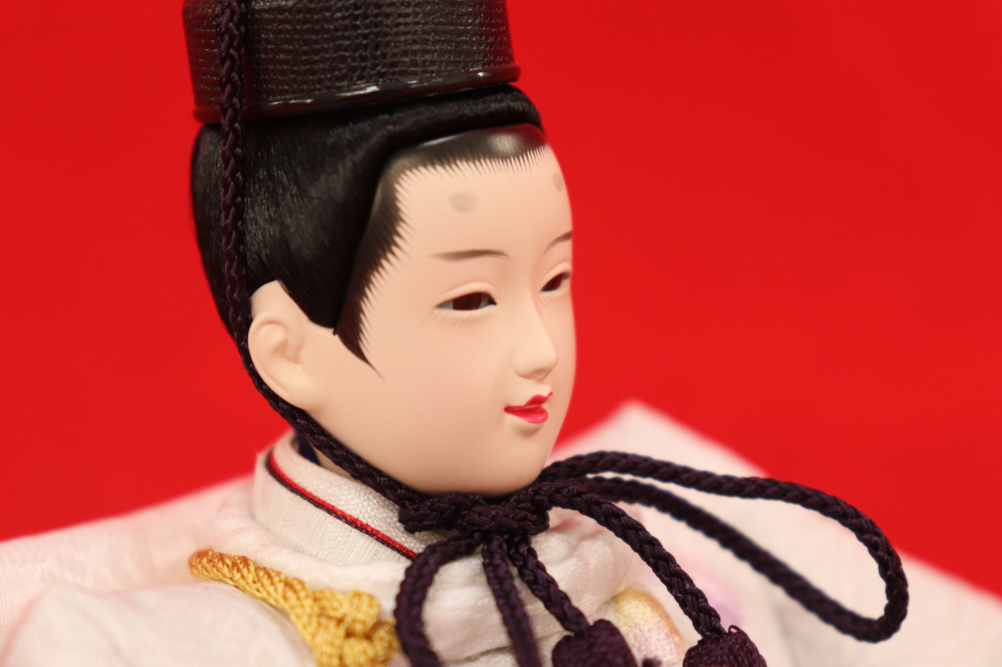 親王飾り雛人形(62cmx30cmx28cm)
