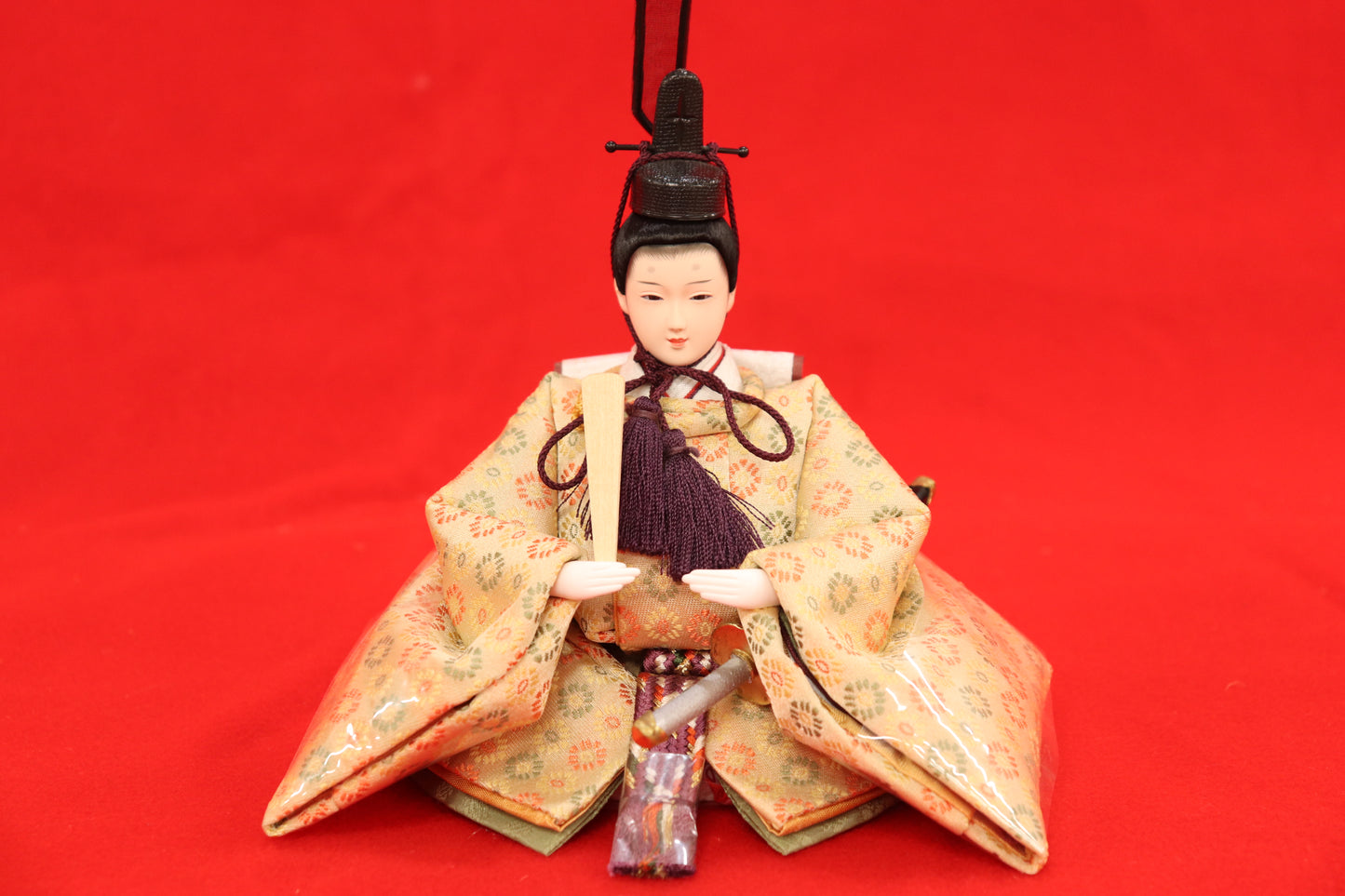 親王飾り雛人形セット (50cmx30cmx28cm)