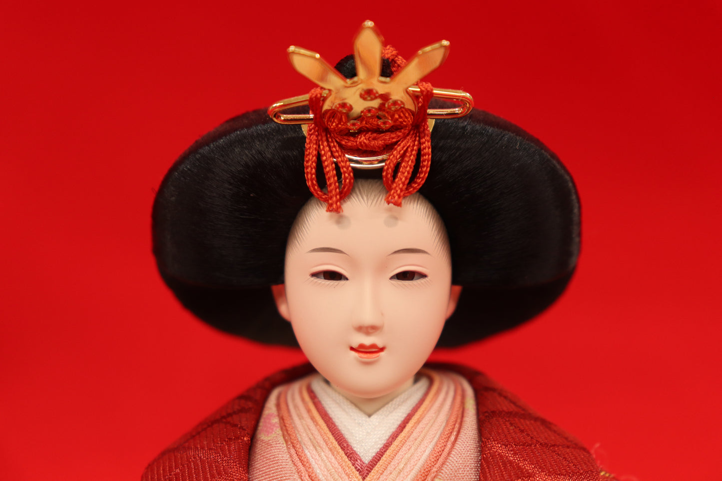 親王飾り雛人形セット(55cmx27cmx30cm)