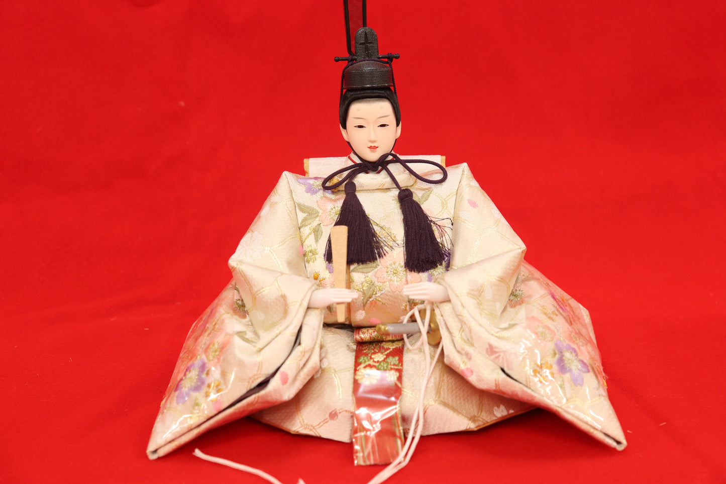 親王飾り雛人形セット(65cmx38cmx36cm)