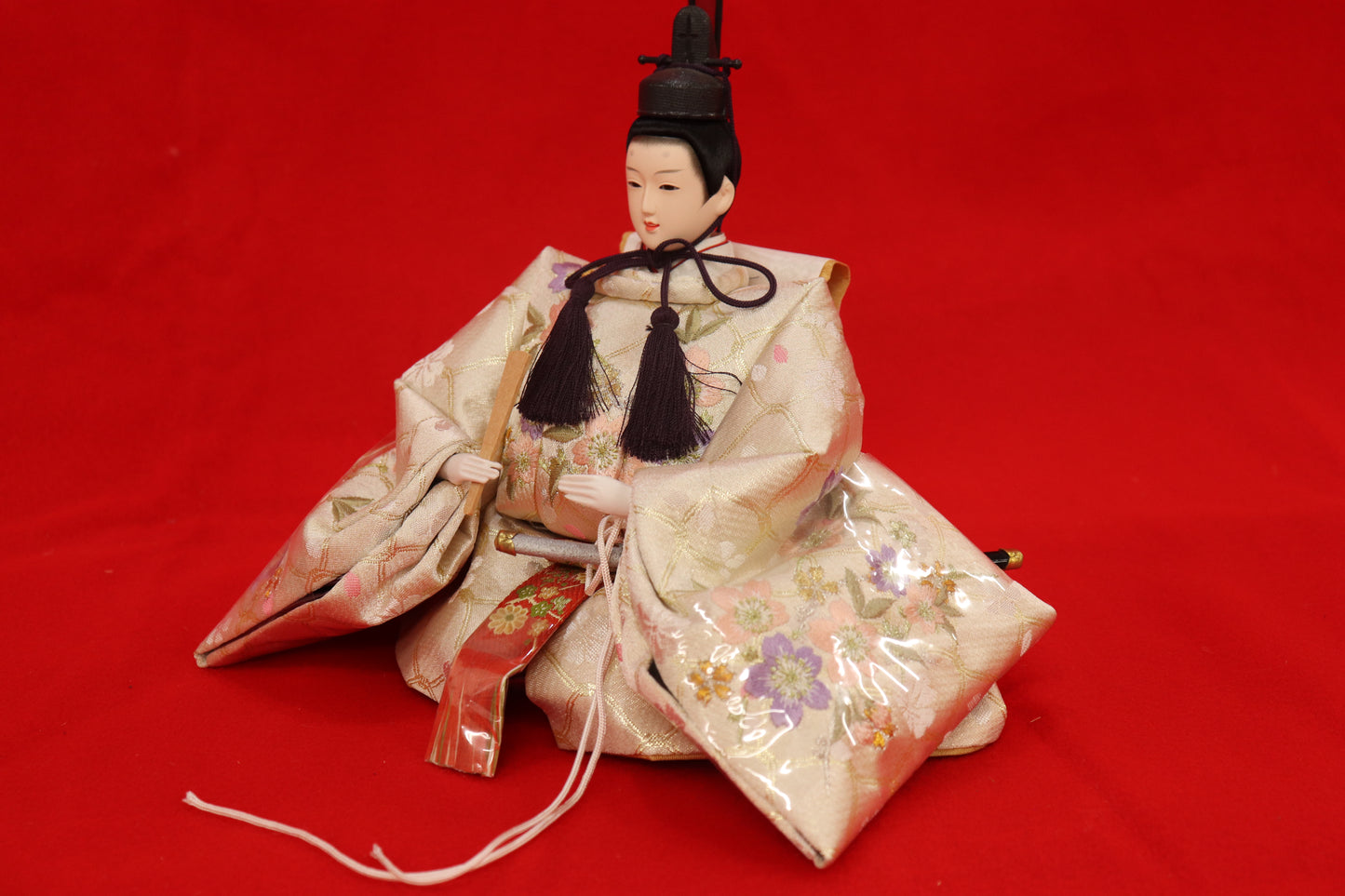 親王飾り雛人形セット(65cmx38cmx36cm)