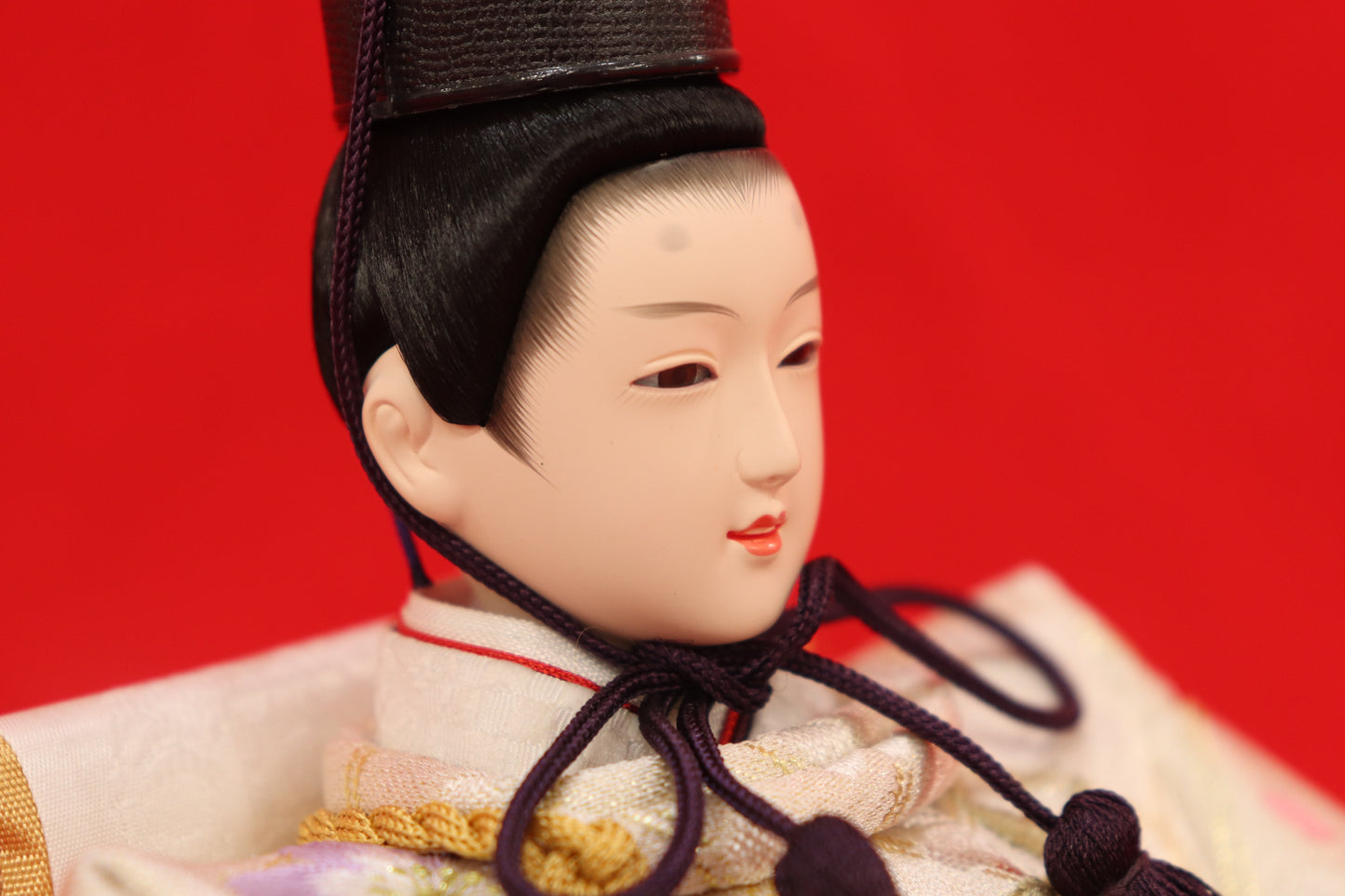 親王飾り雛人形セット(65cmx38cmx36cm)